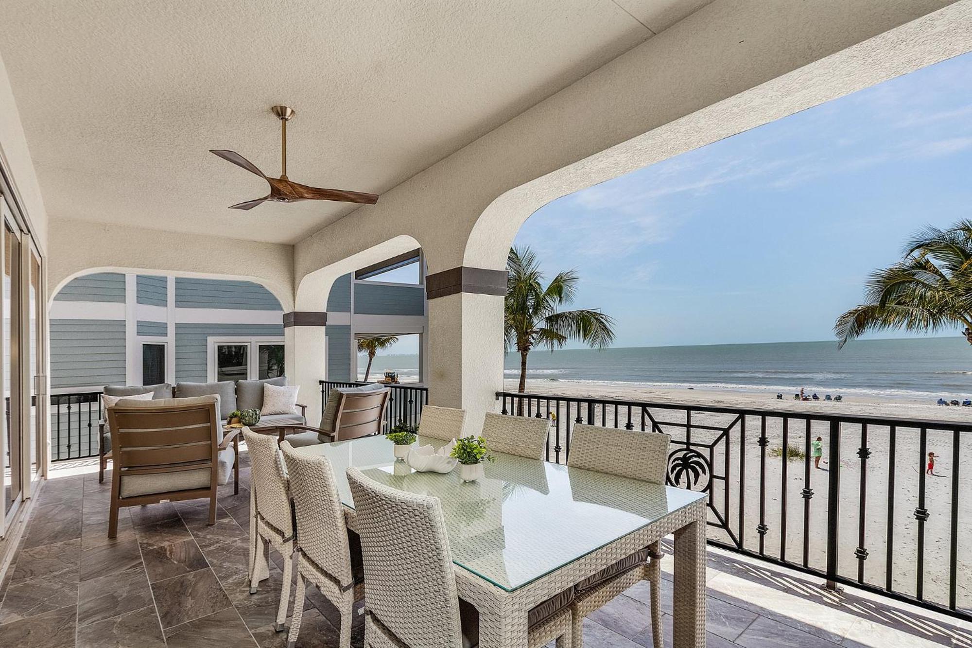 Gulf-Front 10Br Estate: Private Pools, Spas, Views Villa Fort Myers Beach Luaran gambar